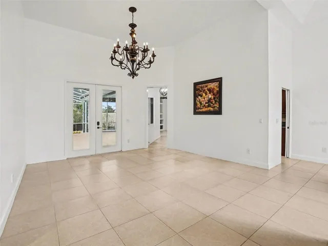 Living Rm-French Doors access Pool Area