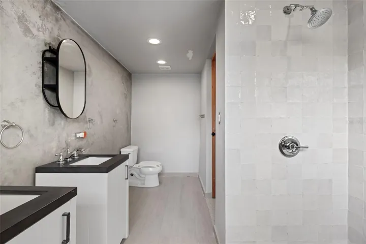 completely Remodeled Bedroom 3 double vanity oversized bathroom.