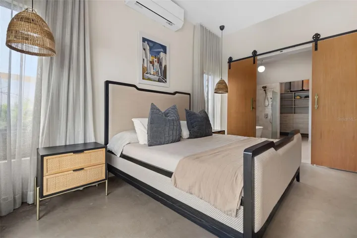 Primary Bathroom includes custom California Closets with great storage space.