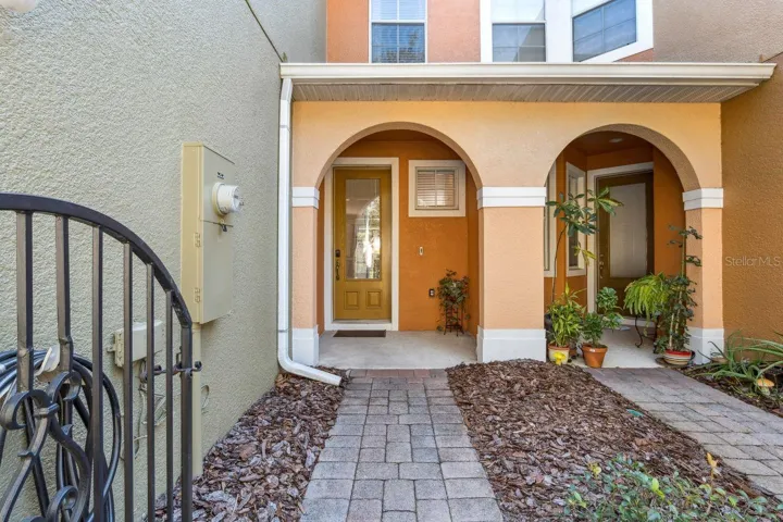 Courtyard entry with Gates
