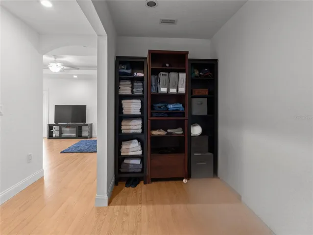 BUILTIN CLOSET STORAGE