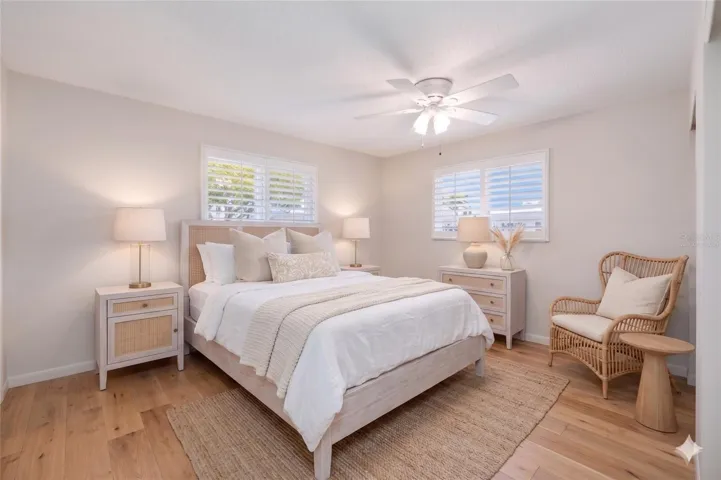 Virtually staged to represent flooring allowance offered by seller