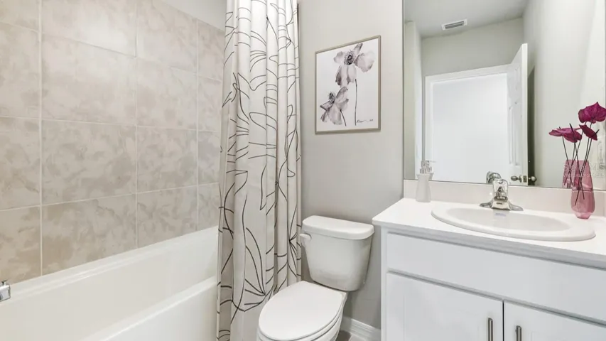 This image is virtually staged. Bathroom 2.