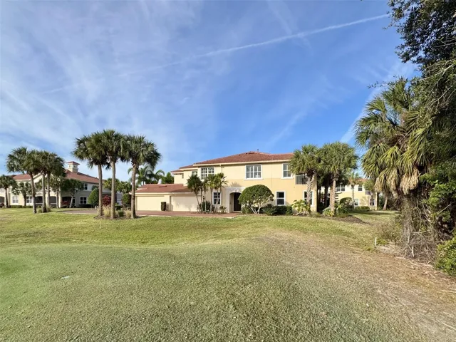 View from behind the green to the Manatee River