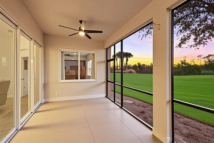 Virtually staged - furniture was virtually removed to showcase view