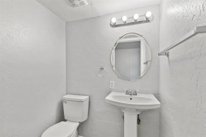 half bathroom main floor