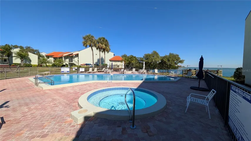 Heated pool and spa
