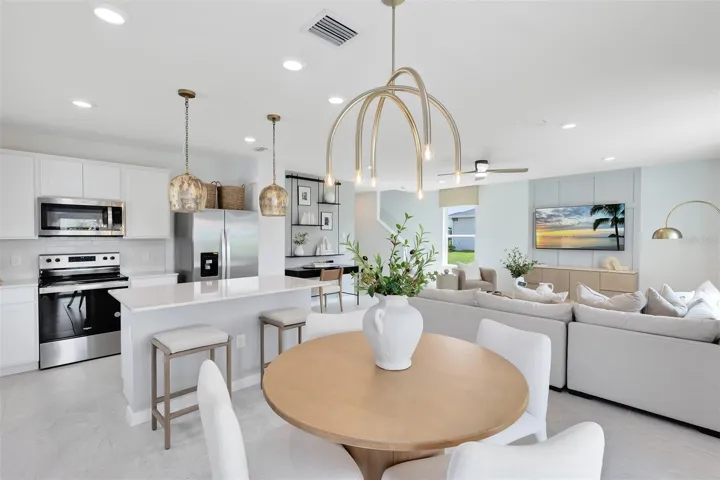 Photos are from a furnished model. Options for this home may vary.