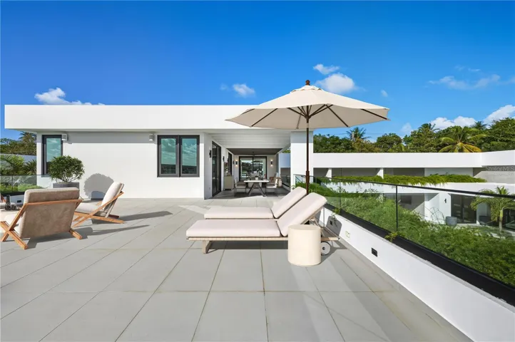 Terrace - This image has been virtually staged and does not reflect the current state of the property.