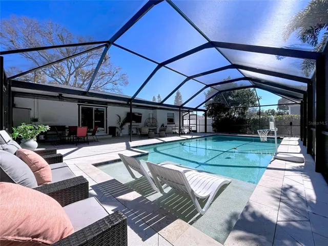 Whether you enjoy swimming laps or just lounging - this poolis a MUST SEE!