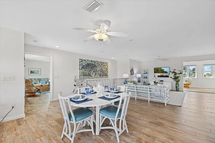 Dining and Living rooms