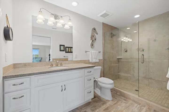 Primary Bathroom with Walk-in Closet