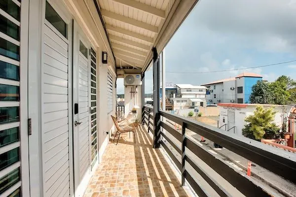 Upstairs Apartment Balcony
