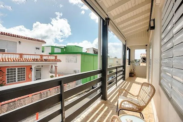 Upstairs Apartment Balcony