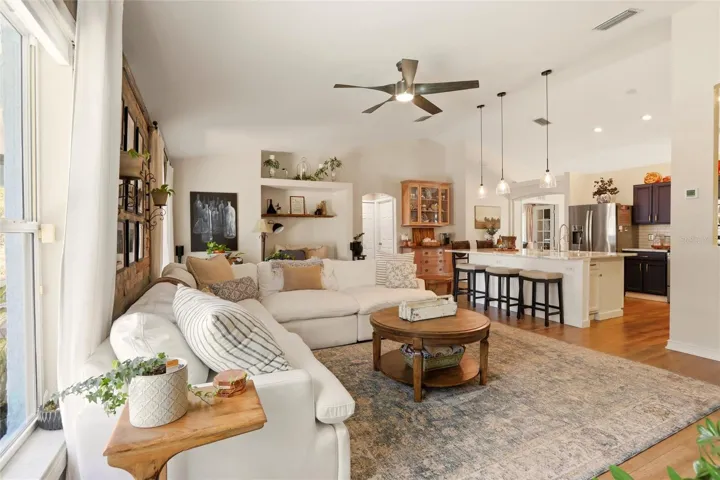 Living Room - Kitchen
