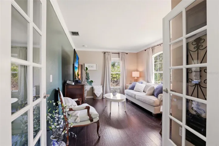 Office-Den-Bonus Room with French Doors and Closet off the Foyer