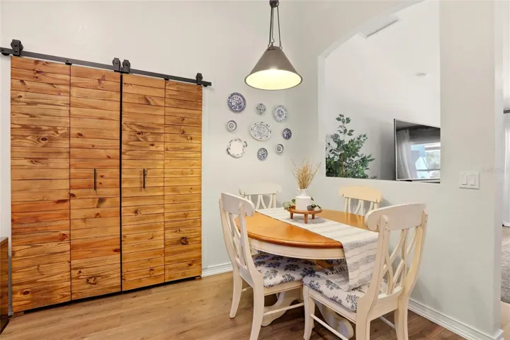Eat-In Kitchen  - Charming Barn Door Pantry