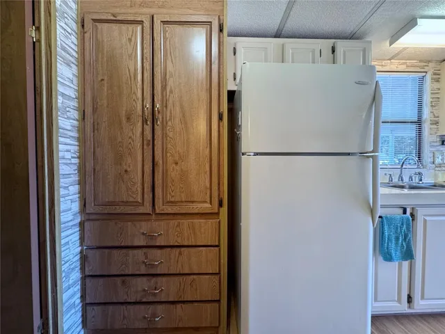 Pantry cabinet & refrigerator