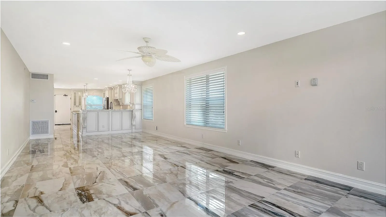 Living Room Dining Room to Kitchen