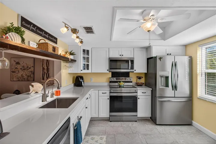 Bright, beautiful and appliance filled.