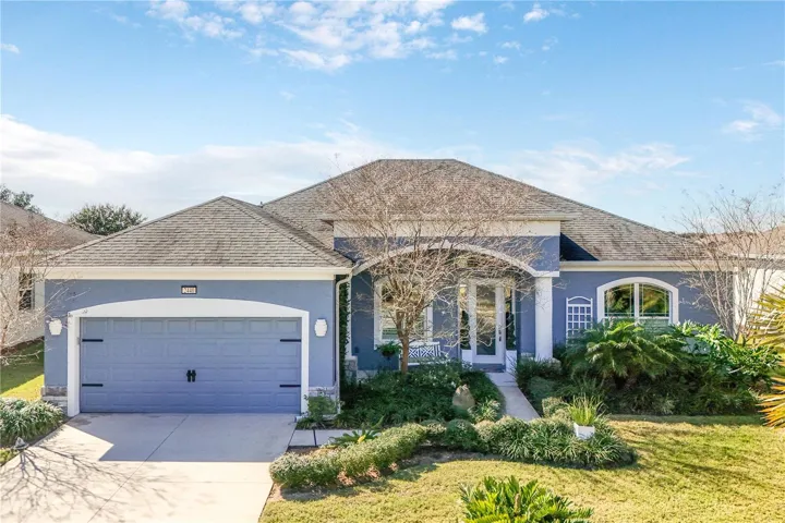 Front elevation of home