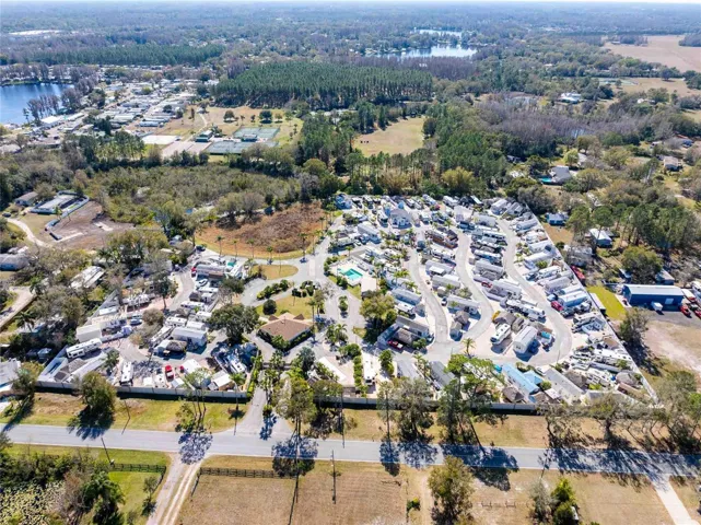 Paradise Pines RV Park showing Lake Como Nudist Resort in the back left.
