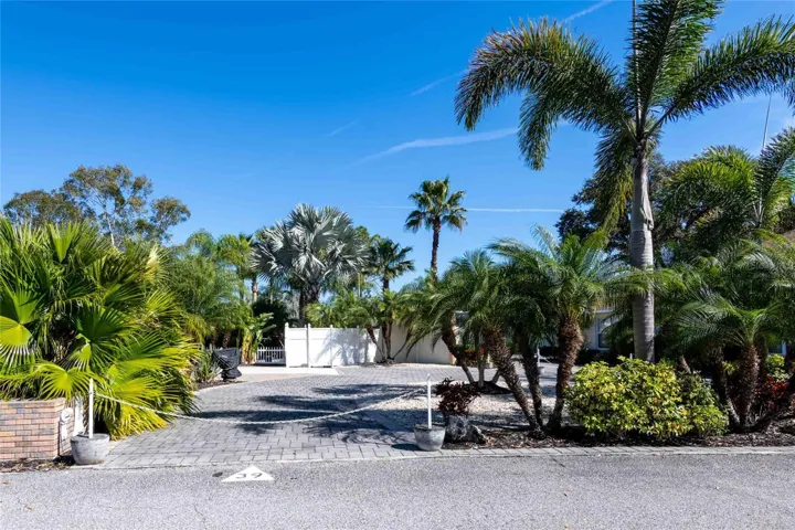 RV in front and privacy galore in the back.