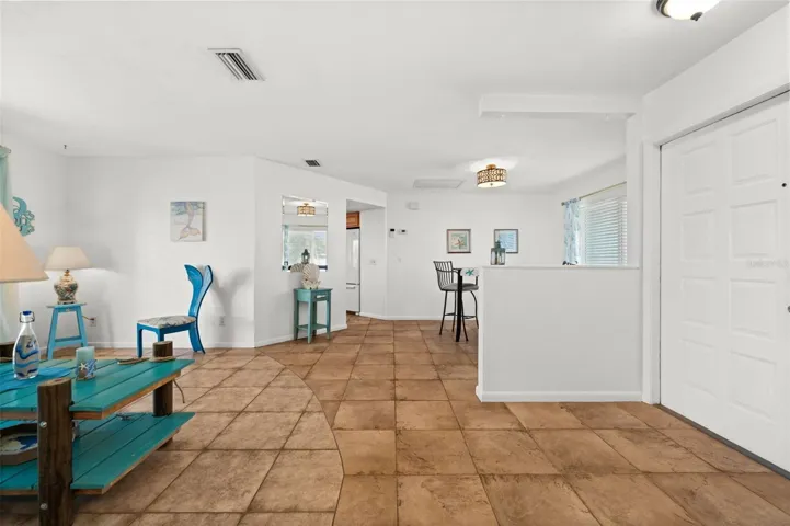 View towards dining area from entry