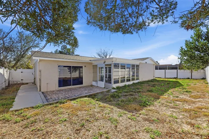 AMPLE SIZE BACK YARD, FULLY FENCED-IN AND PRIVATE