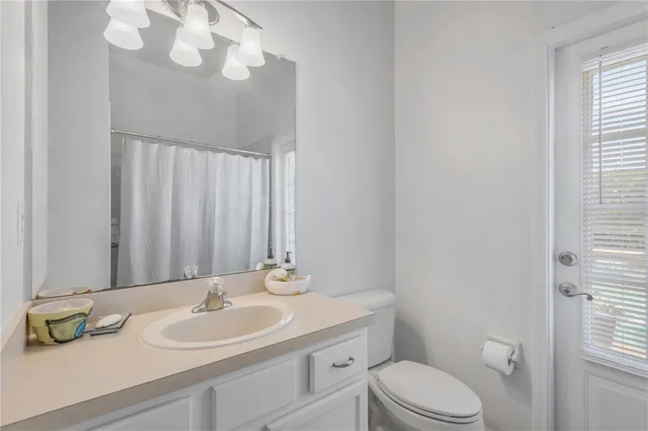 Bathroom #3 and also used a Cabana bathroom with door out to pool area.