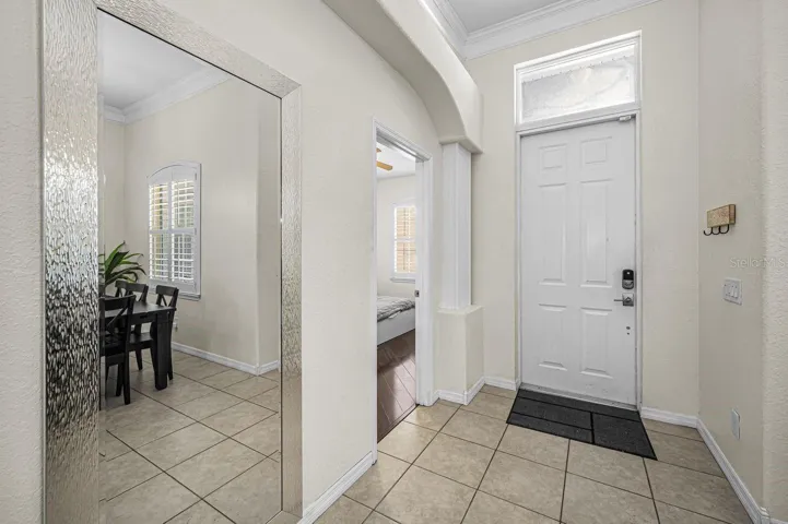 Entry and bedroom 2