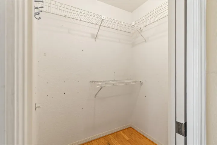 Primary walk-in closet