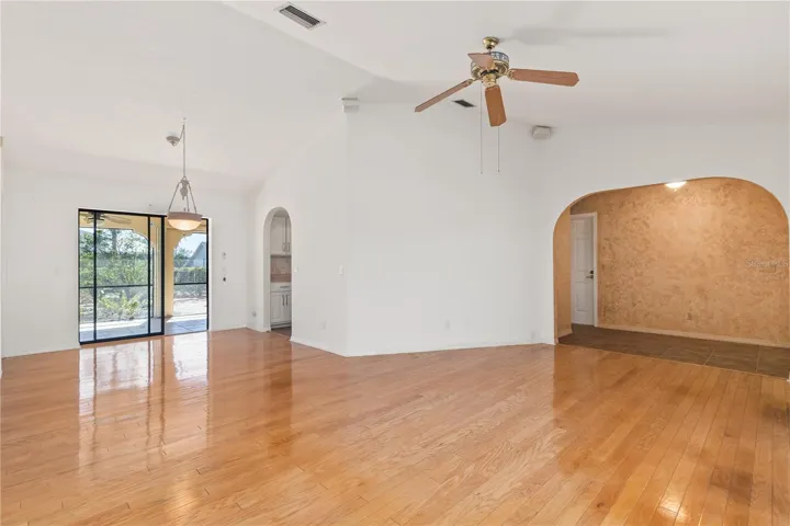 Living view of foyer
