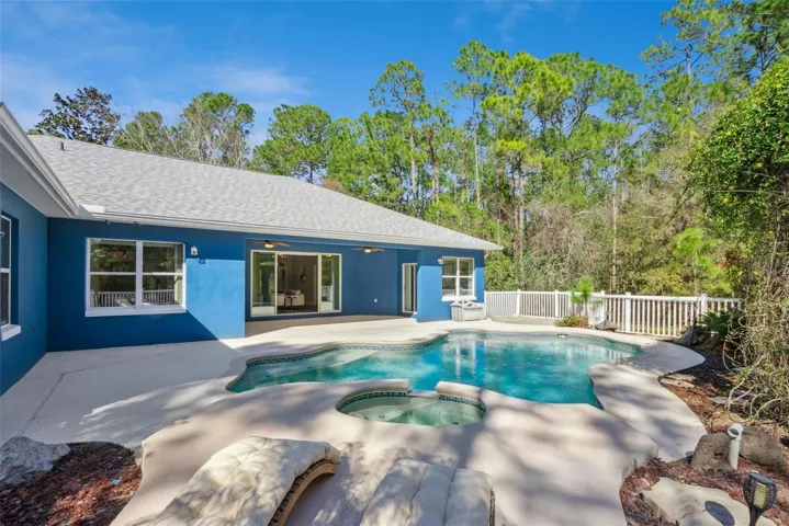 Luxury Pool and Heated Spa w/ outdoor shower
