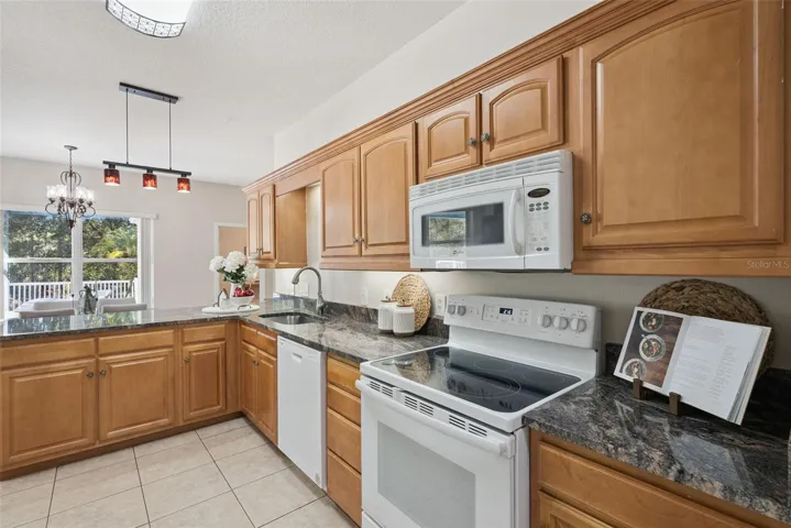 Chefs Kitchen with Granite Countertops