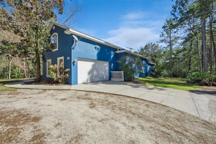 Side Garage Entry and Extended Driveway