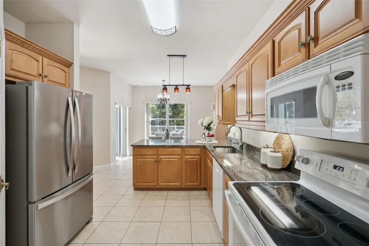 Chefs Kitchen with Granite Countertops