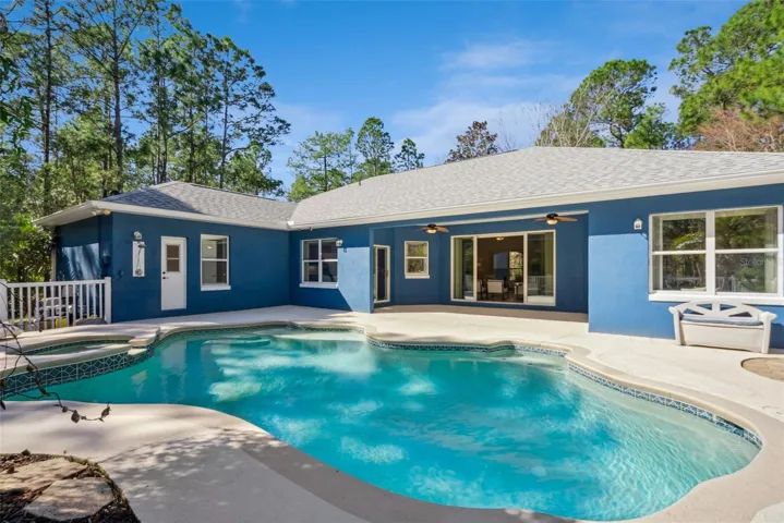 Luxury Pool and Heated Spa w/ outdoor shower
