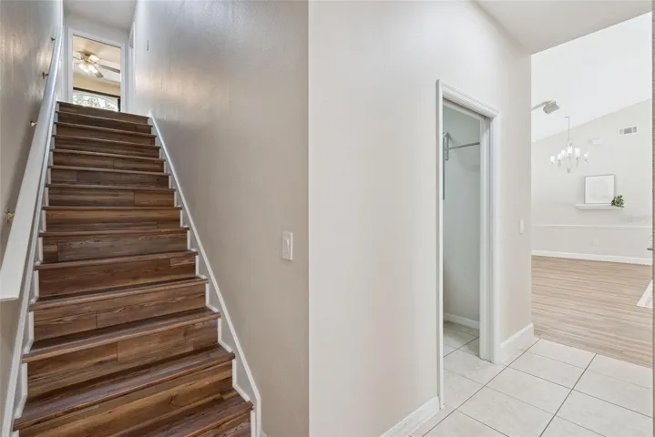 Hallway Leading to Upstairs Bedroom #3