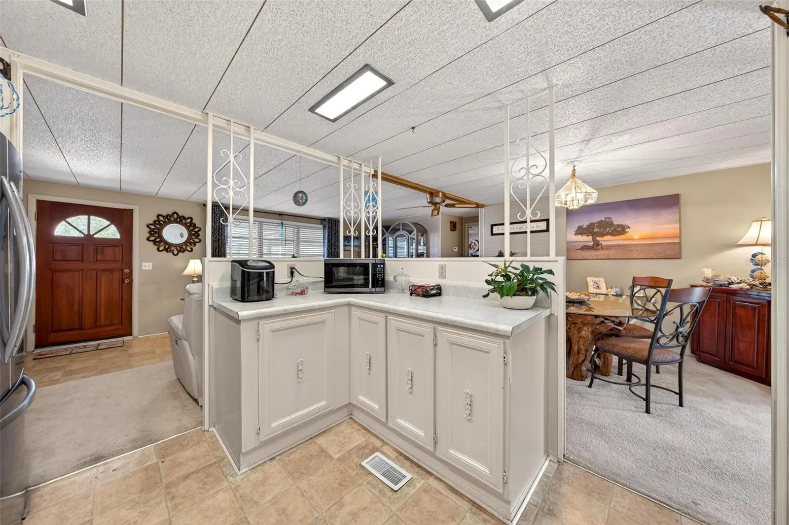 Extra counter space in kitchen
