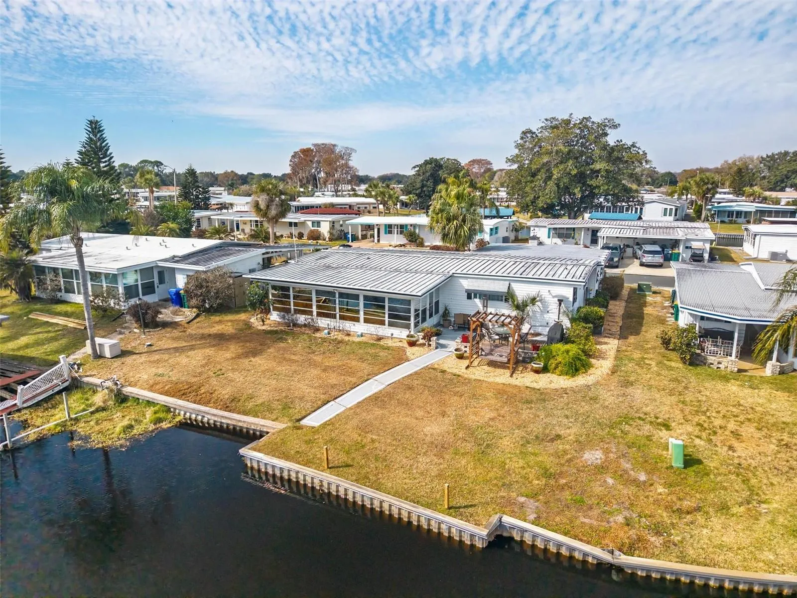 Waterfront with canal access