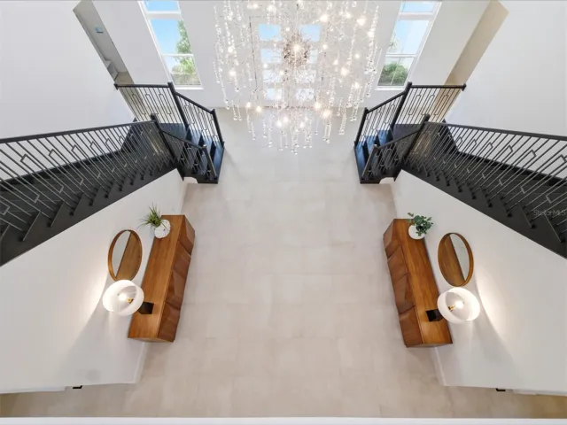 View of Foyer from Staircase Landing