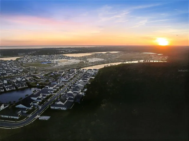 Community Aerial Sunset