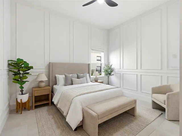 Virtually Staged Bedroom 2 1st Floor