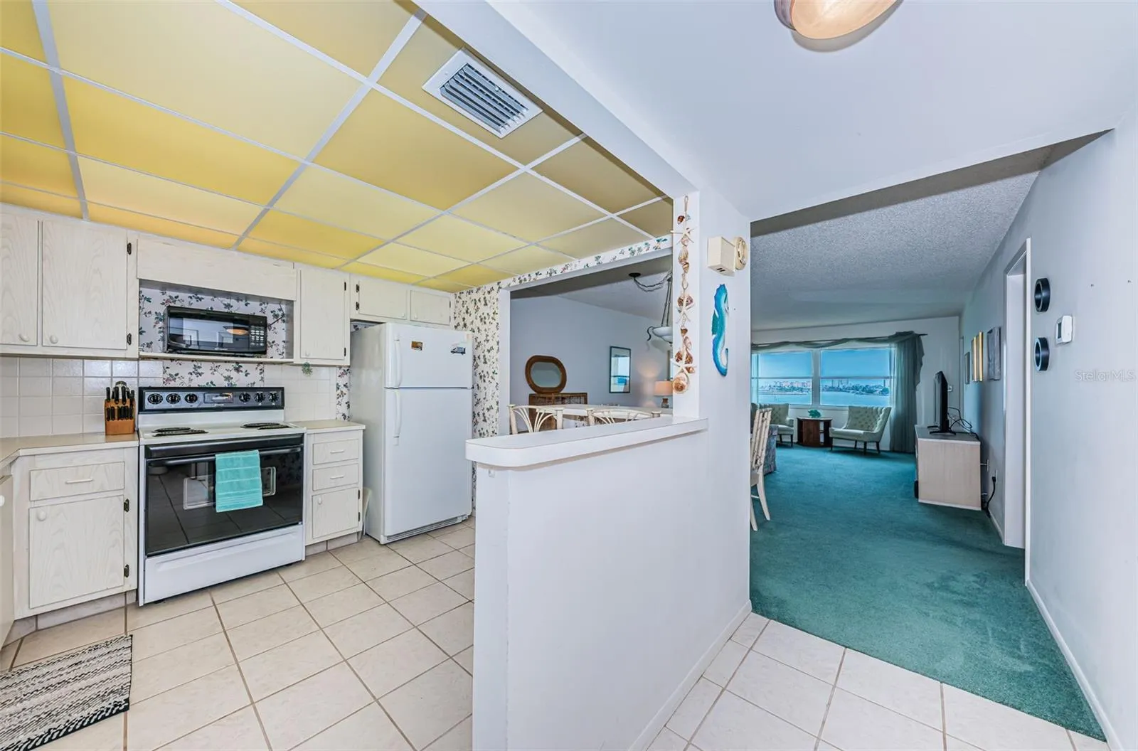 Entryway into Kitchen and main living area