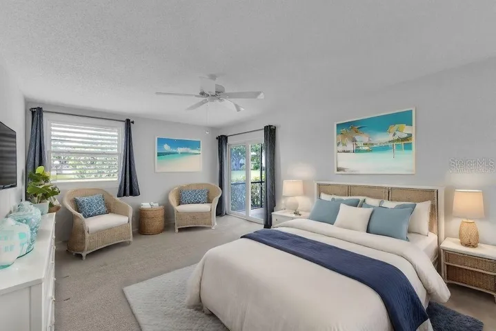 master bedroom virtual staging