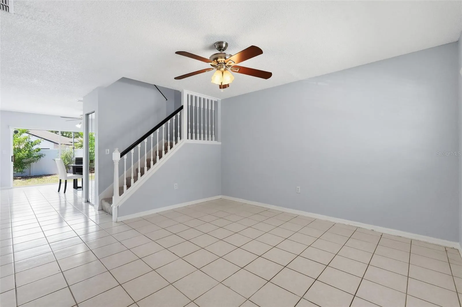 Carefree tile flooring on first floor