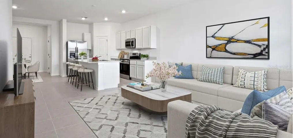 LIVING ROOM-“virtually staged”