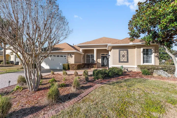 Situated on a premium lot, this expanded Sterling showcases stunning golf course and expansive dry retention pond views.