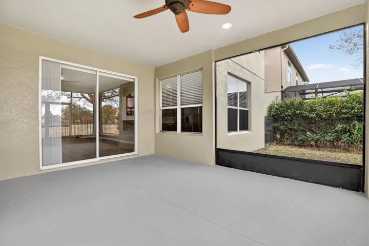 Rear Screened Patio